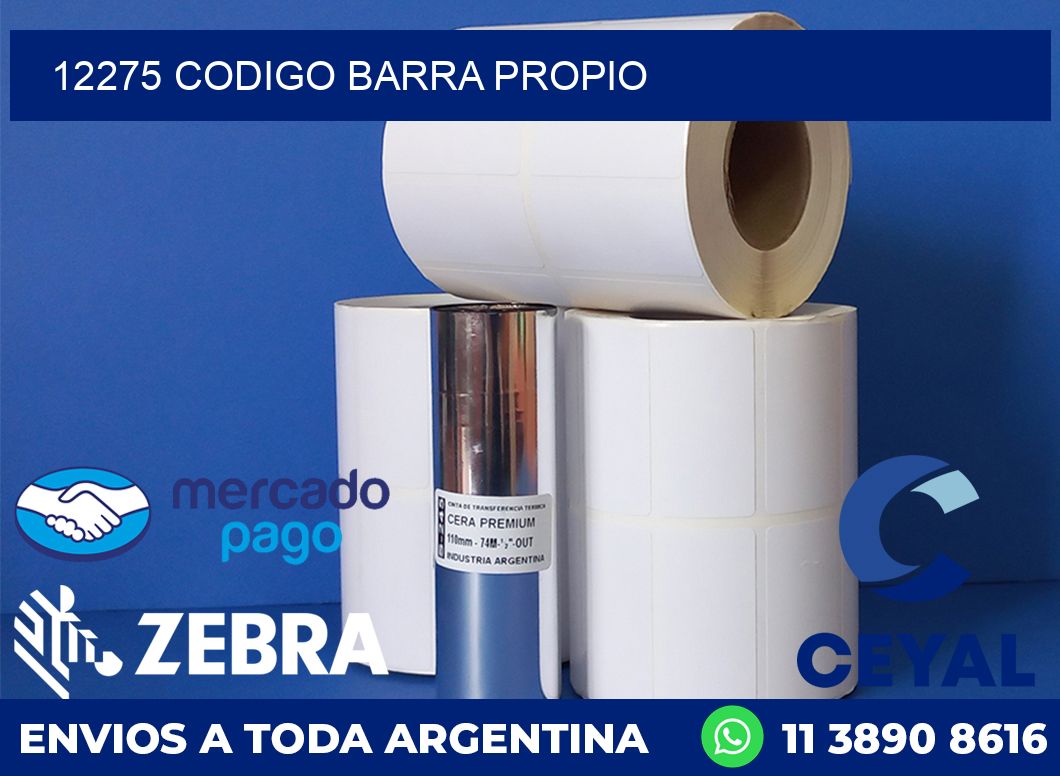 12275 CODIGO BARRA PROPIO