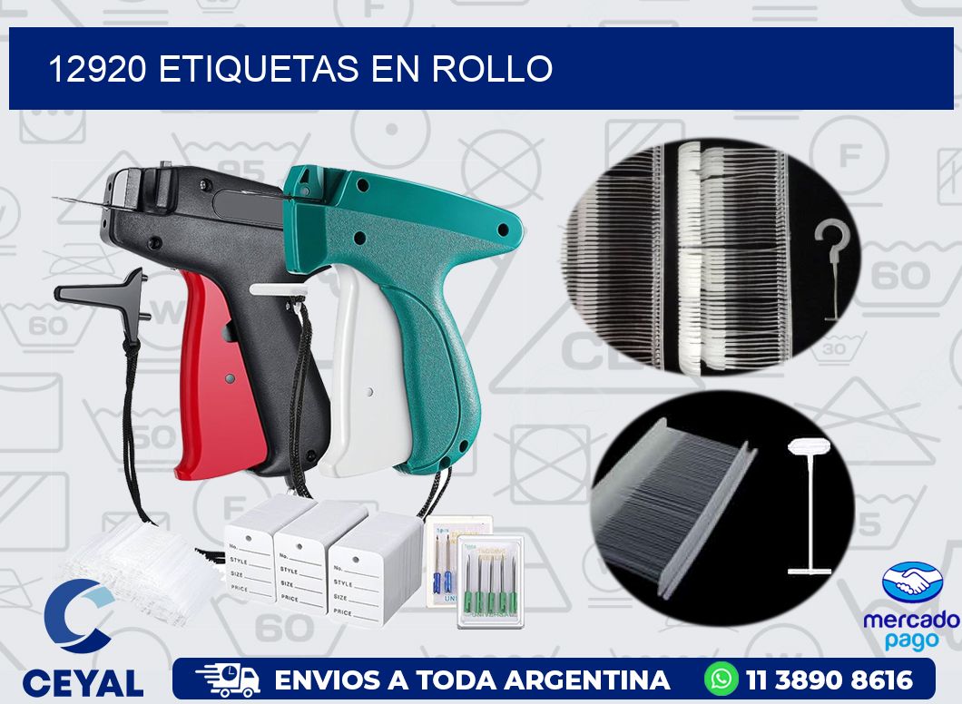 12920 ETIQUETAS EN ROLLO
