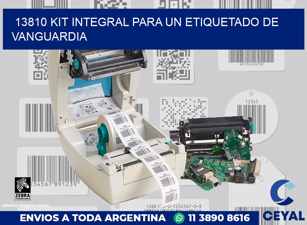 13810 KIT INTEGRAL PARA UN ETIQUETADO DE VANGUARDIA