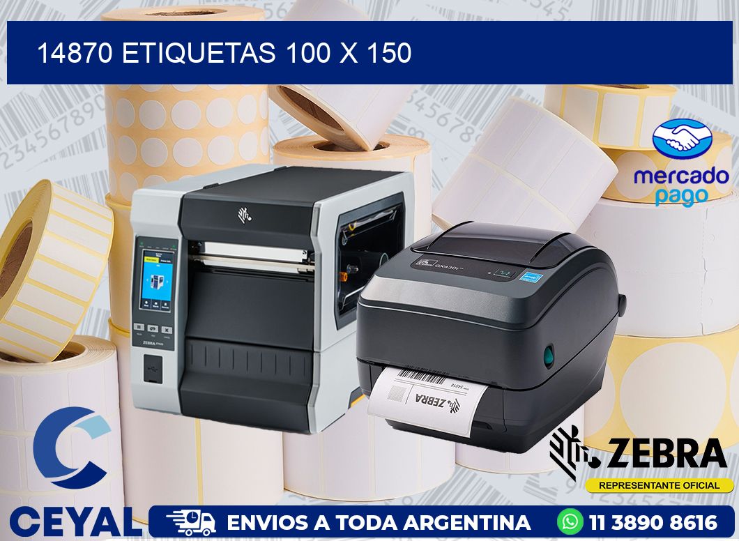 14870 ETIQUETAS 100 X 150