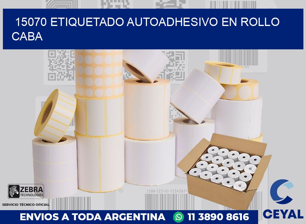 15070 ETIQUETADO AUTOADHESIVO EN ROLLO CABA