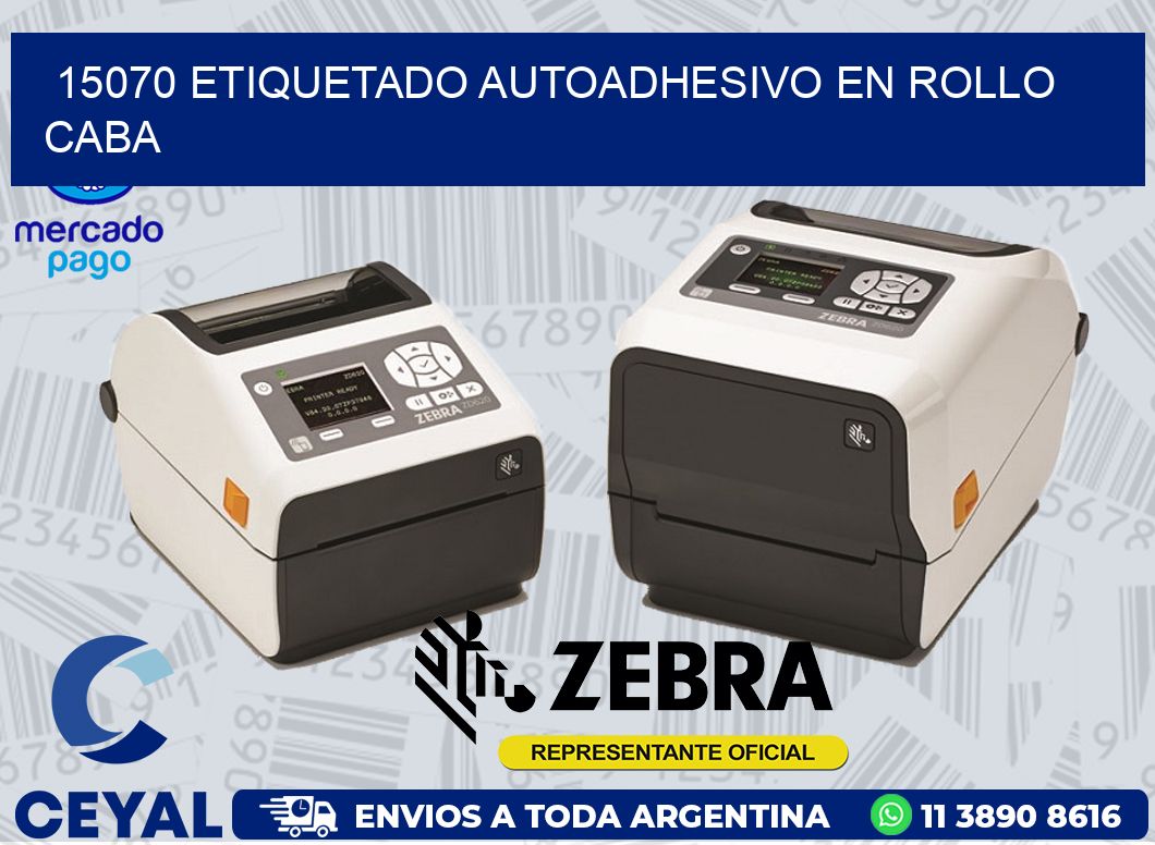 15070 ETIQUETADO AUTOADHESIVO EN ROLLO CABA