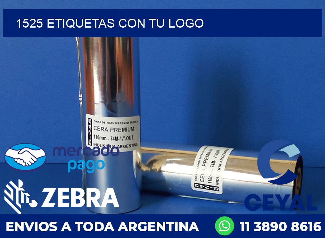 1525 ETIQUETAS CON TU LOGO