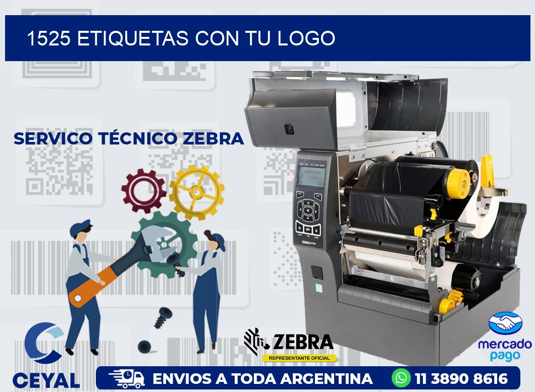 1525 ETIQUETAS CON TU LOGO