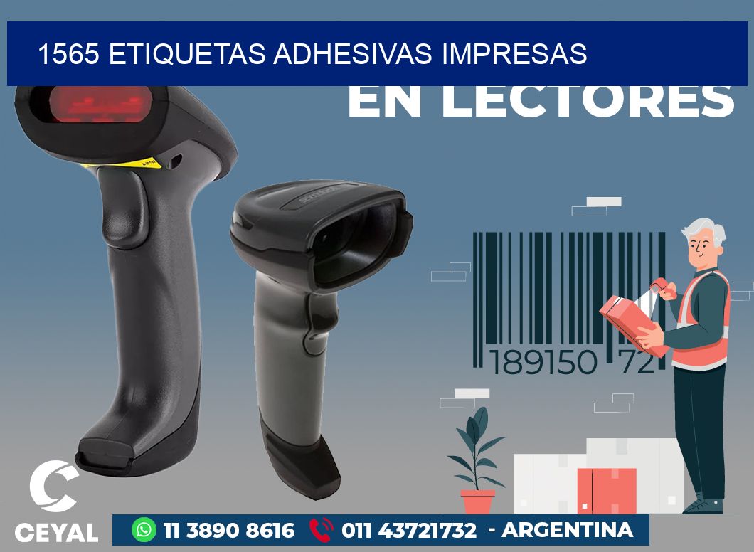 1565 ETIQUETAS ADHESIVAS IMPRESAS
