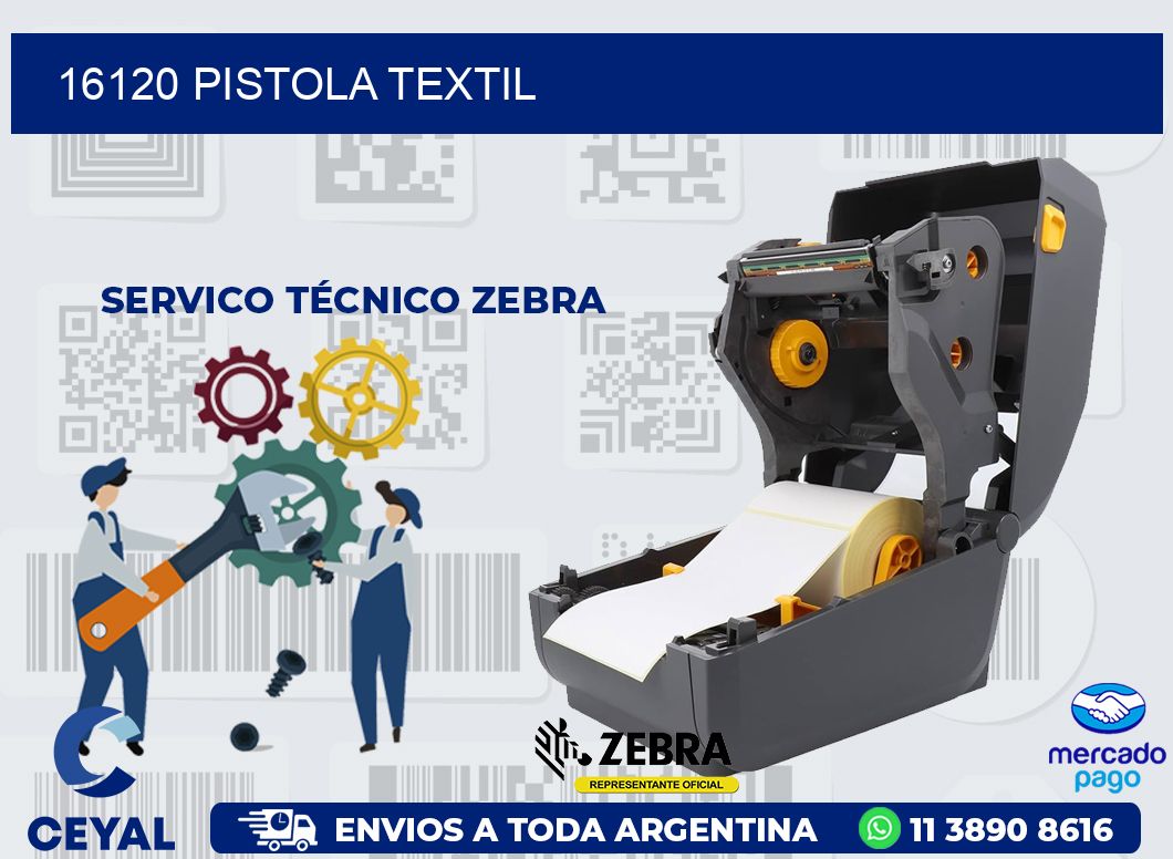 16120 PISTOLA TEXTIL