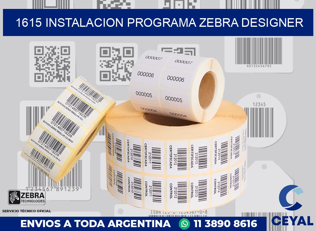 1615 INSTALACION PROGRAMA ZEBRA DESIGNER