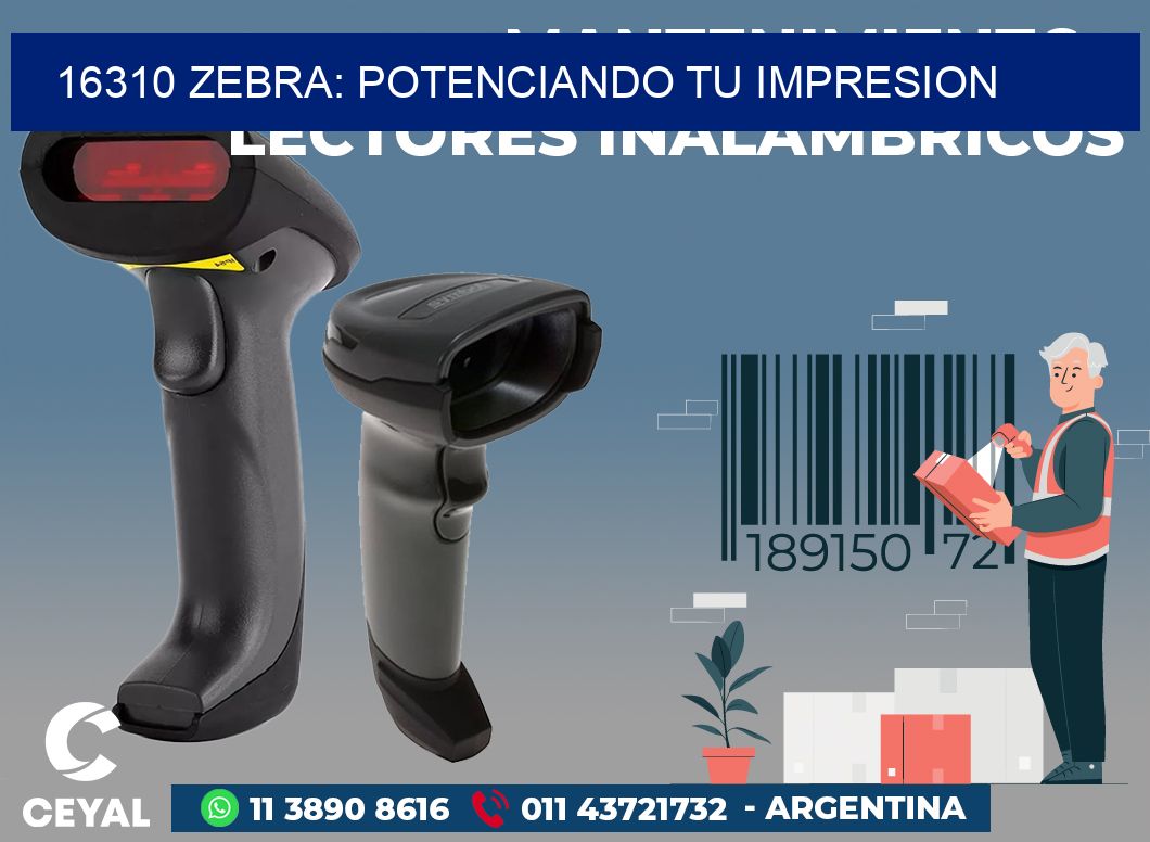 16310 ZEBRA: POTENCIANDO TU IMPRESION