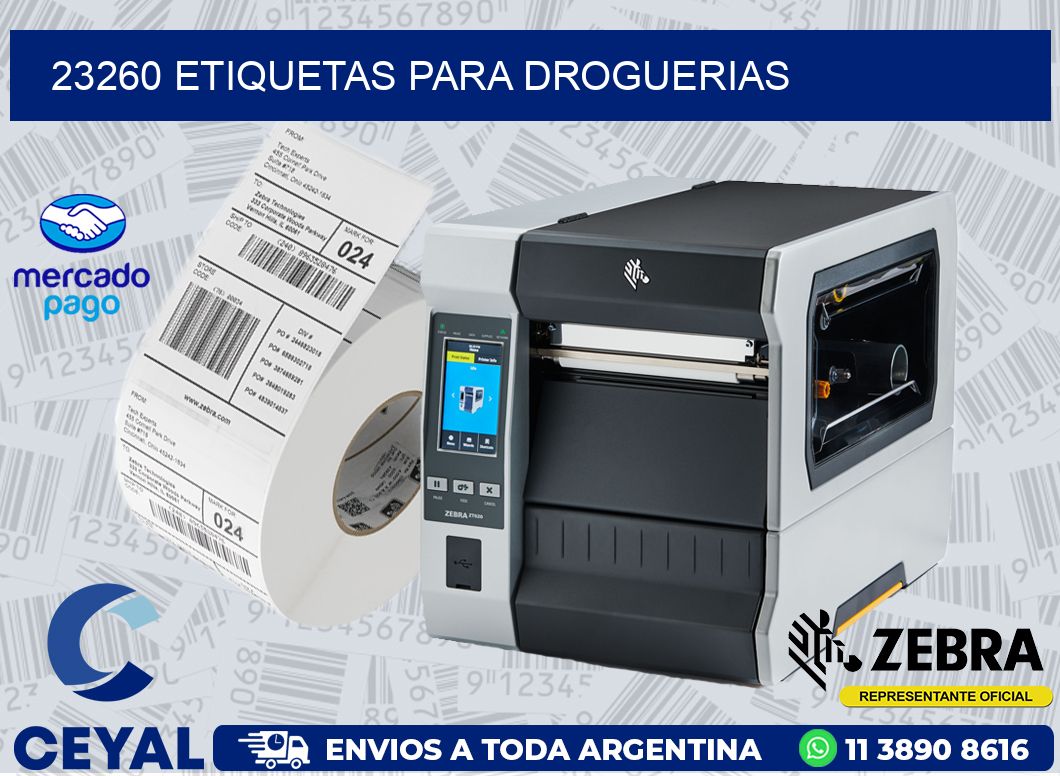 23260 ETIQUETAS PARA DROGUERIAS