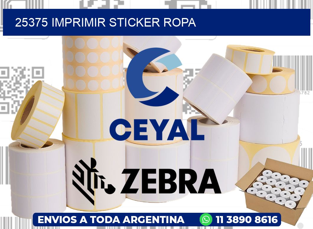 25375 IMPRIMIR STICKER ROPA