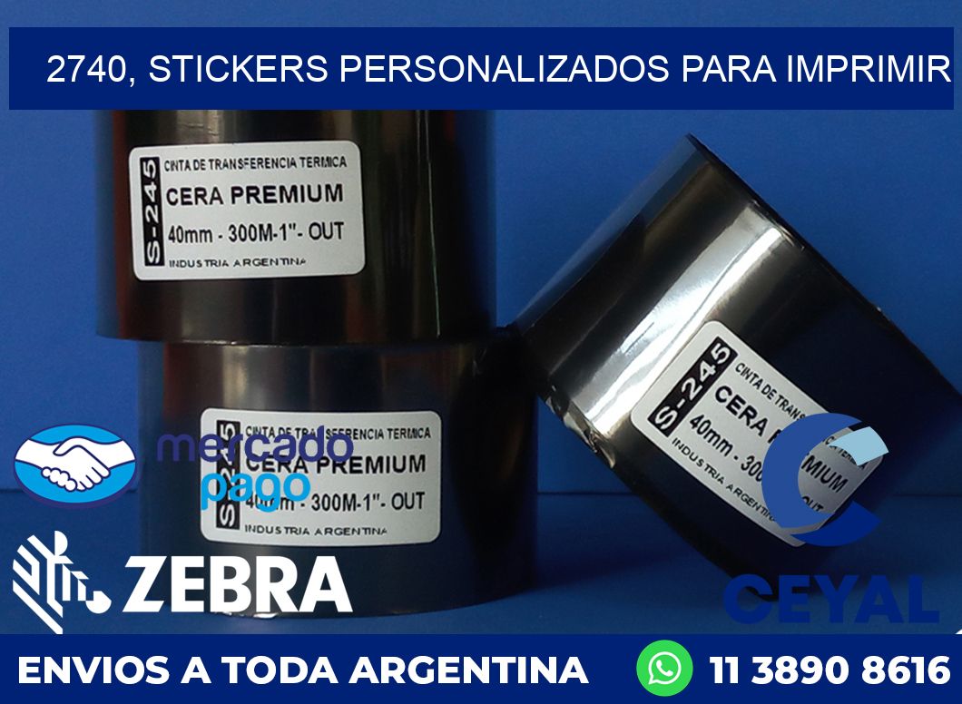 2740, stickers personalizados para imprimir