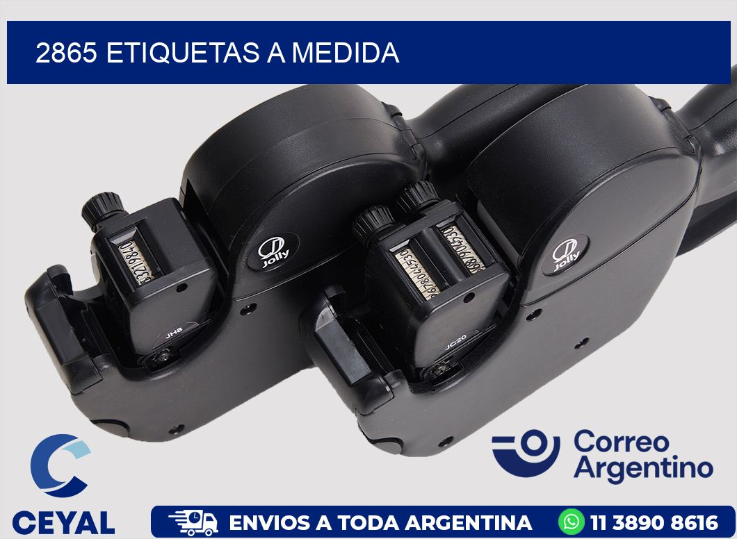 2865 ETIQUETAS A MEDIDA