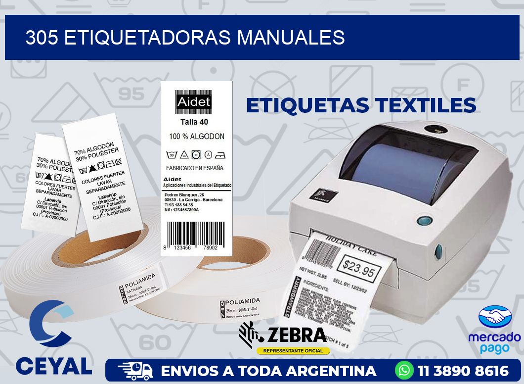 305 ETIQUETADORAS MANUALES