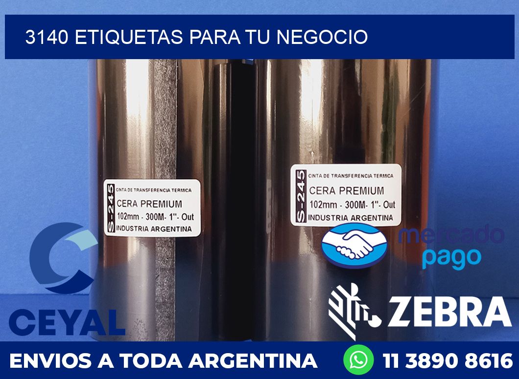 3140 ETIQUETAS PARA TU NEGOCIO