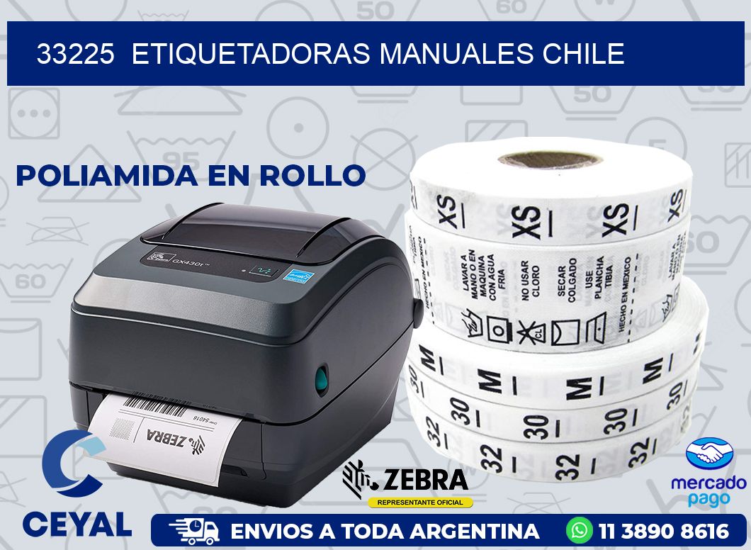 33225 ETIQUETADORAS MANUALES CHILE