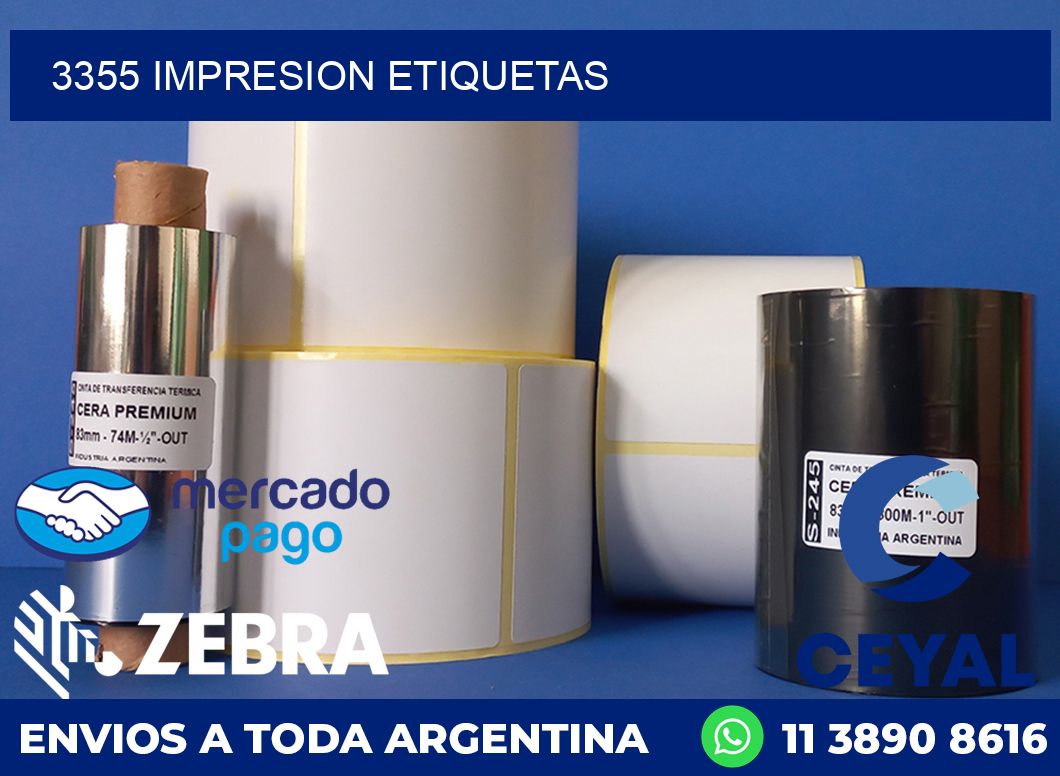 3355 IMPRESION ETIQUETAS