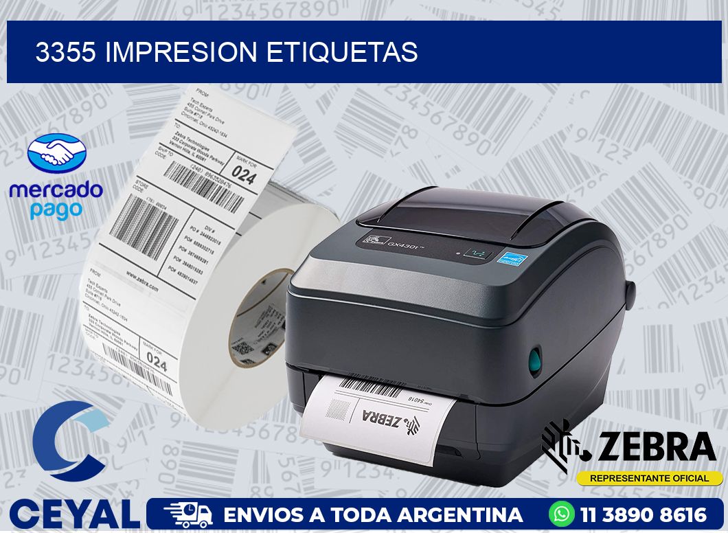 3355 IMPRESION ETIQUETAS