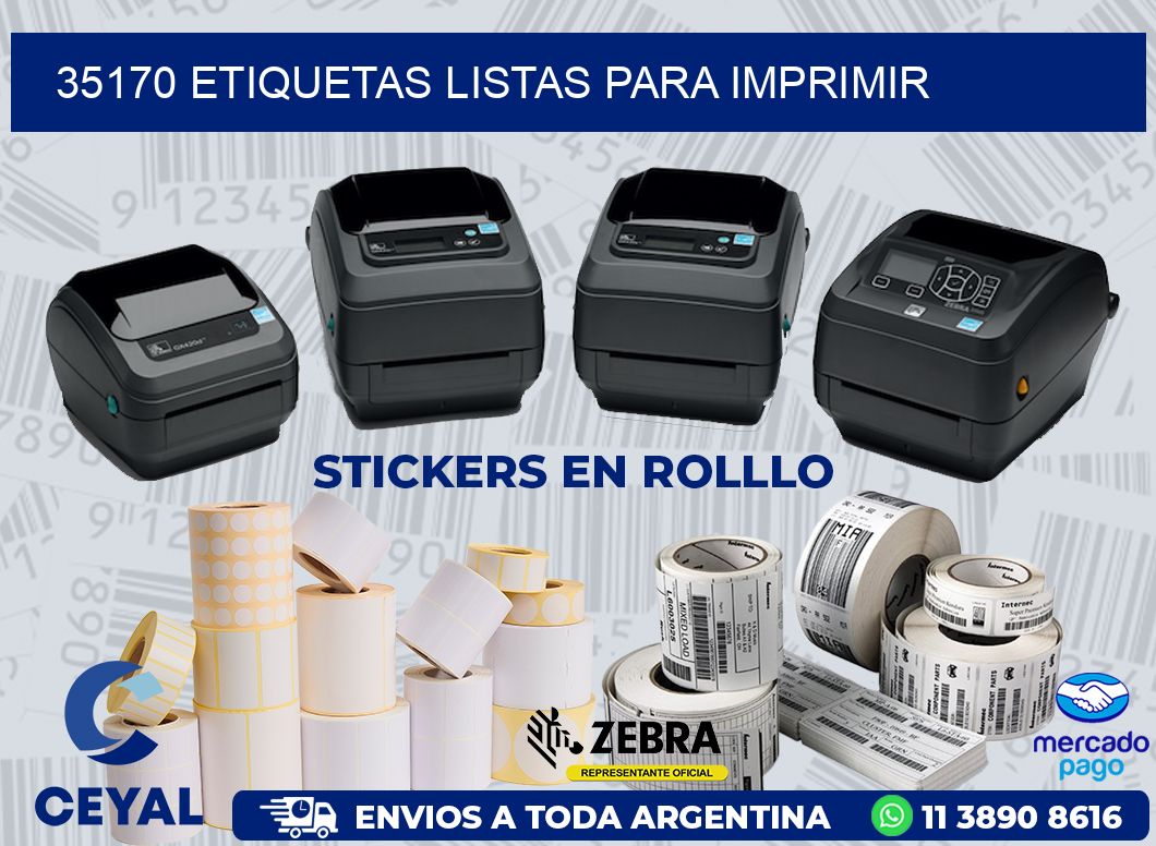 35170 ETIQUETAS LISTAS PARA IMPRIMIR
