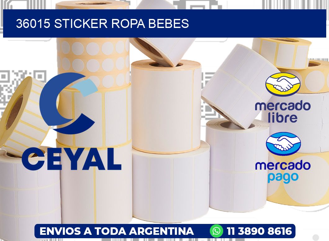 36015 STICKER ROPA BEBES