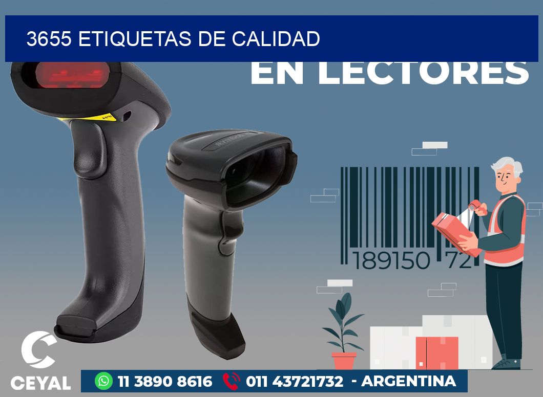 3655 ETIQUETAS DE CALIDAD