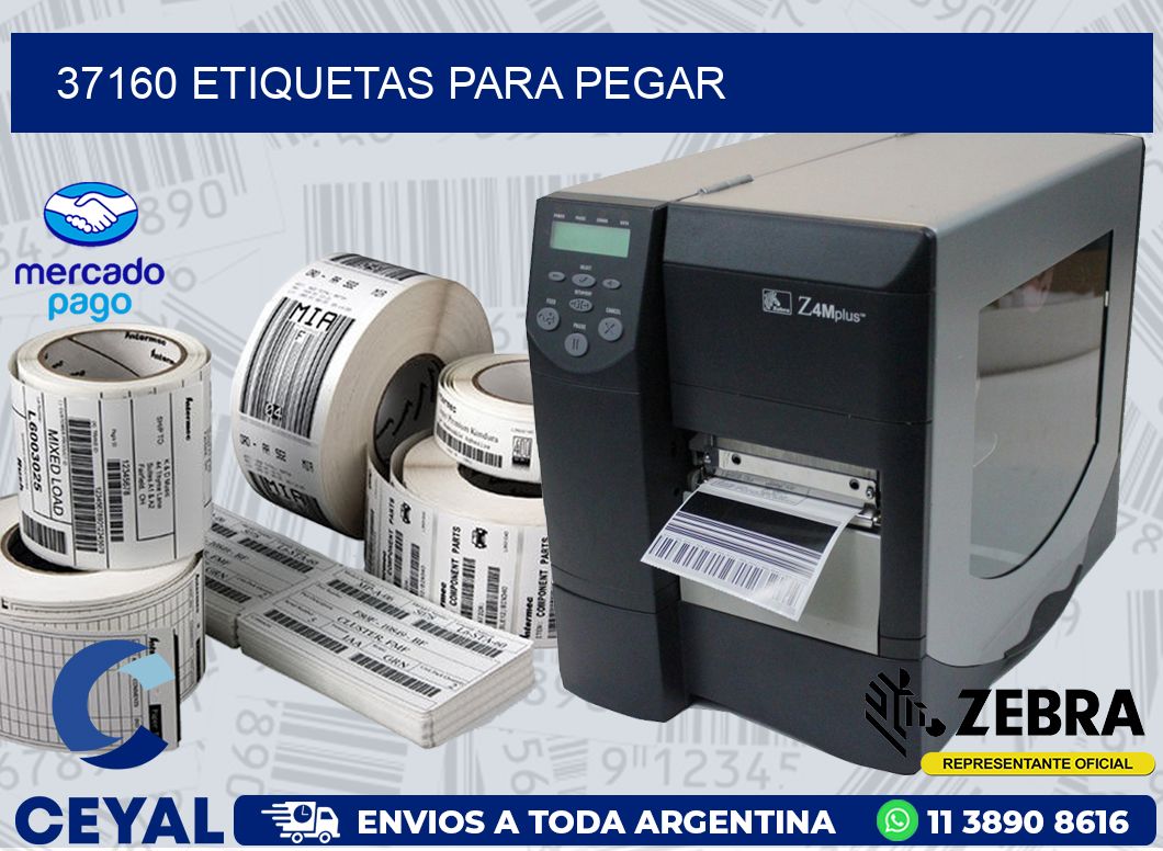 37160 ETIQUETAS PARA PEGAR