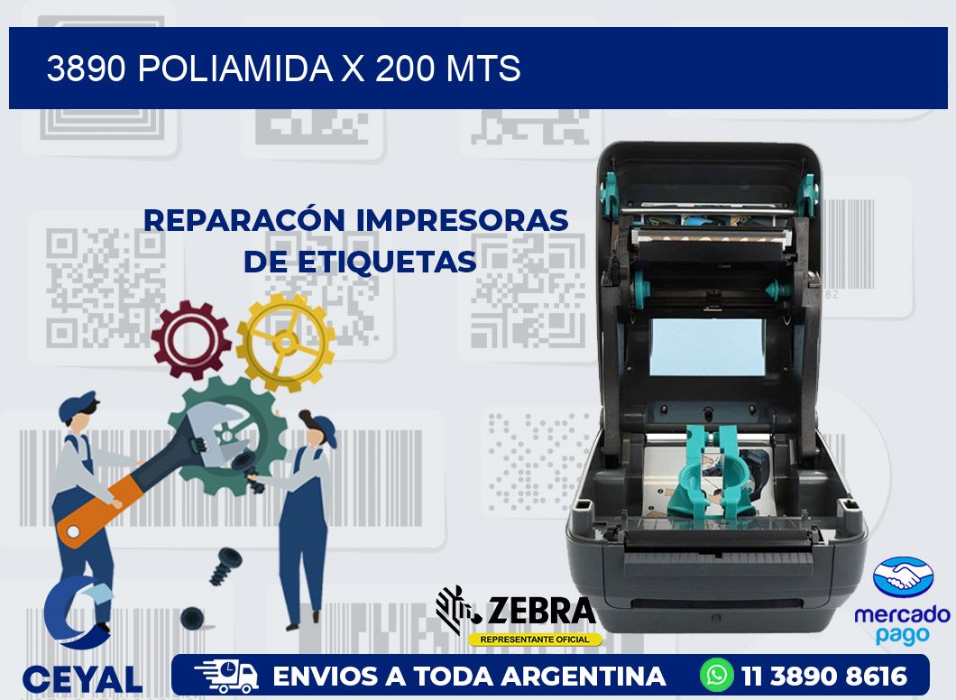 3890 POLIAMIDA X 200 MTS