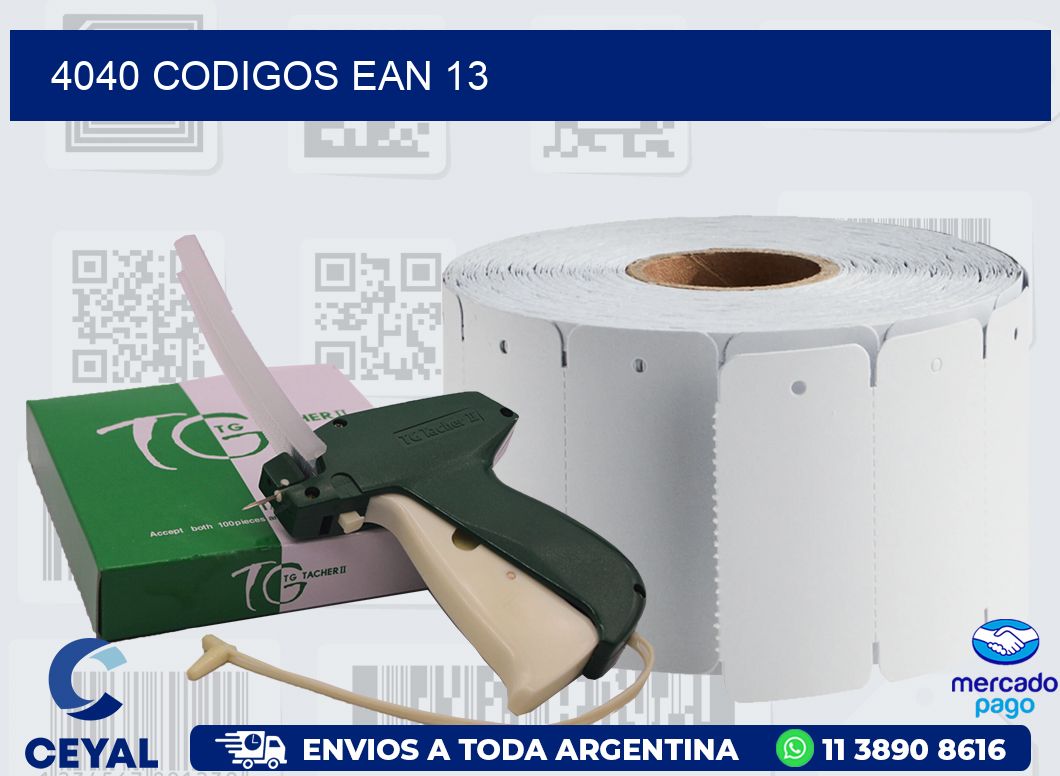 4040 CODIGOS EAN 13