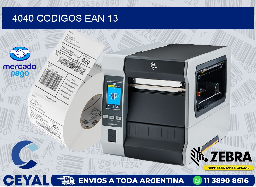 4040 CODIGOS EAN 13