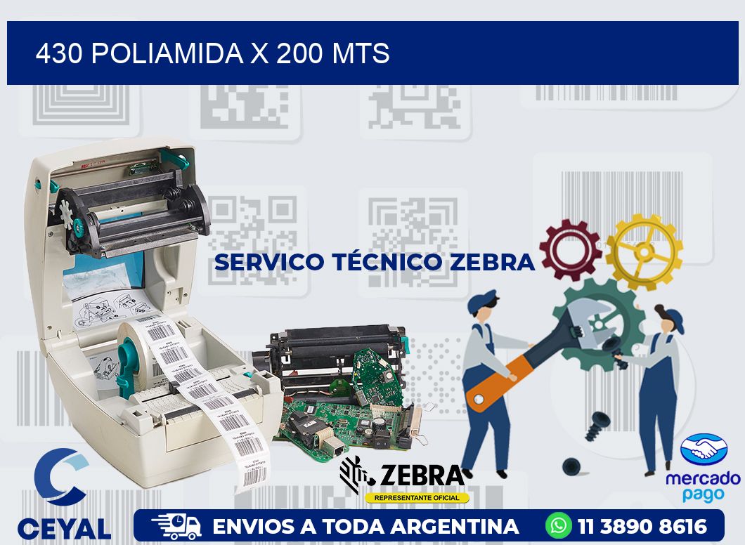 430 POLIAMIDA X 200 MTS