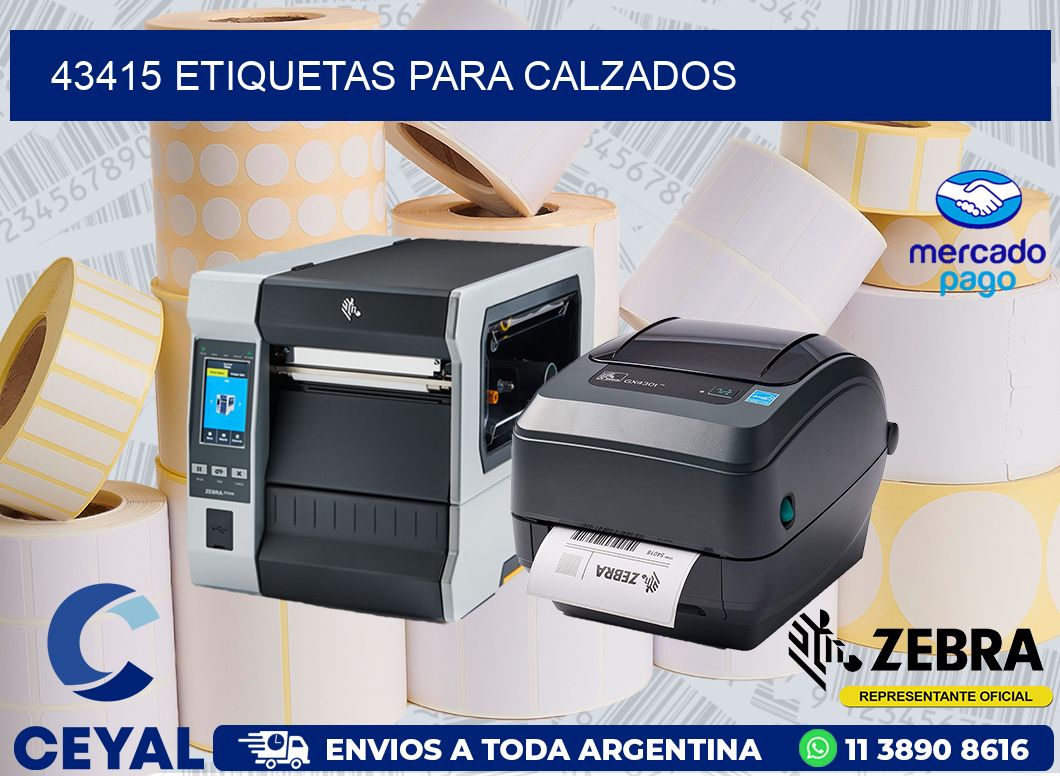 43415 ETIQUETAS PARA CALZADOS