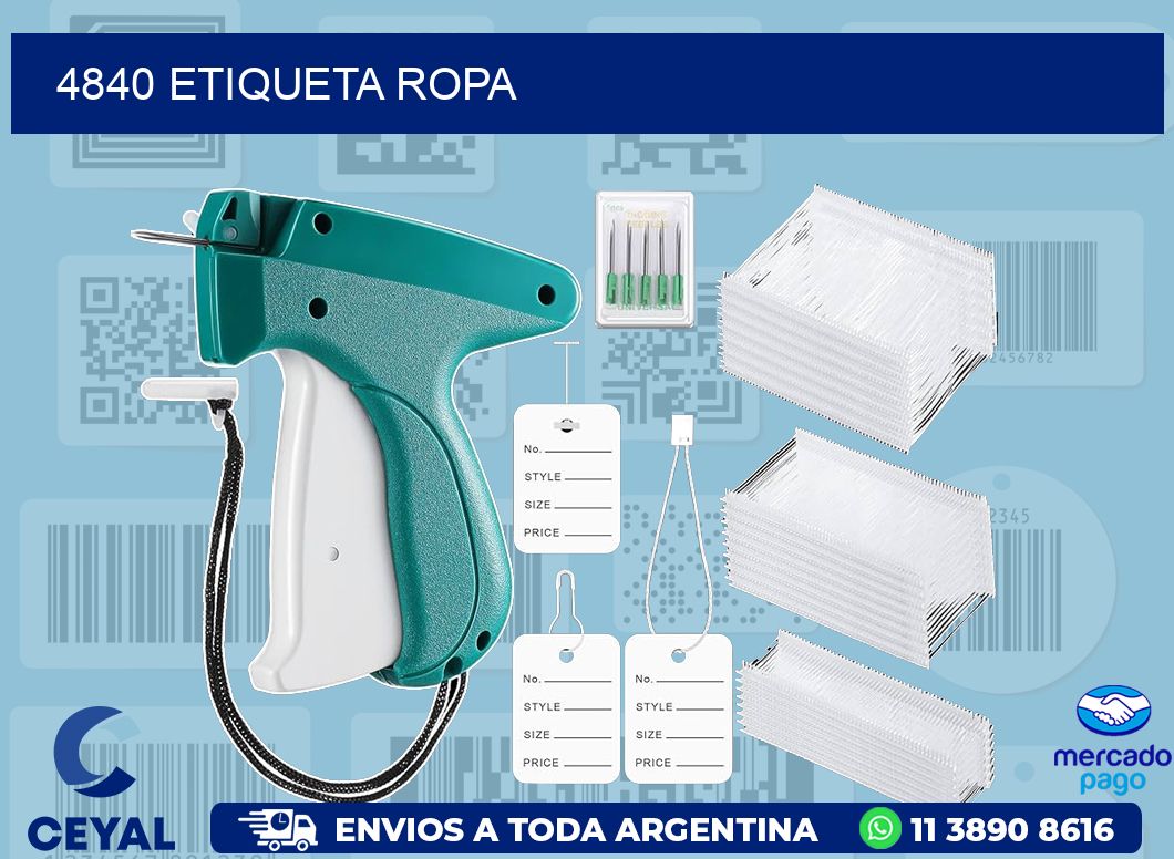 4840 ETIQUETA ROPA