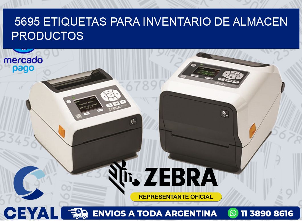 5695 ETIQUETAS PARA INVENTARIO DE ALMACEN PRODUCTOS