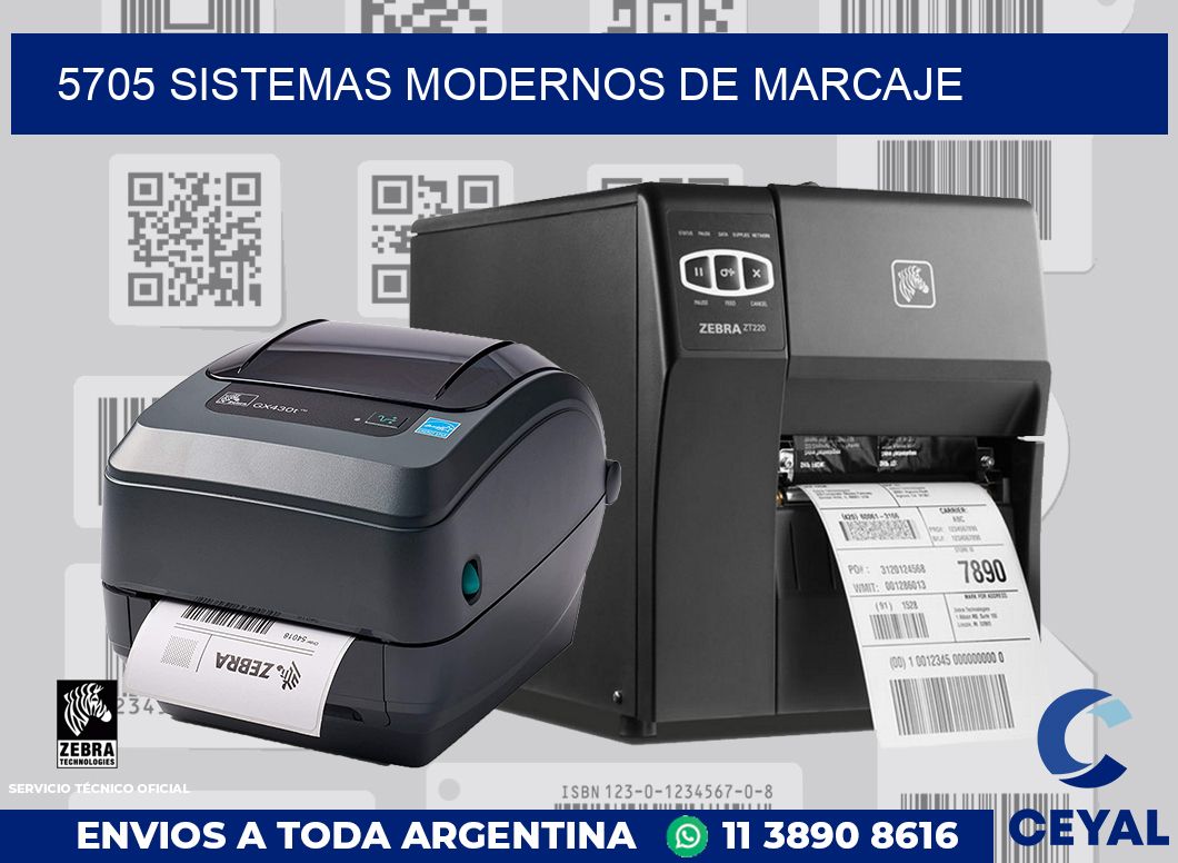 5705 SISTEMAS MODERNOS DE MARCAJE
