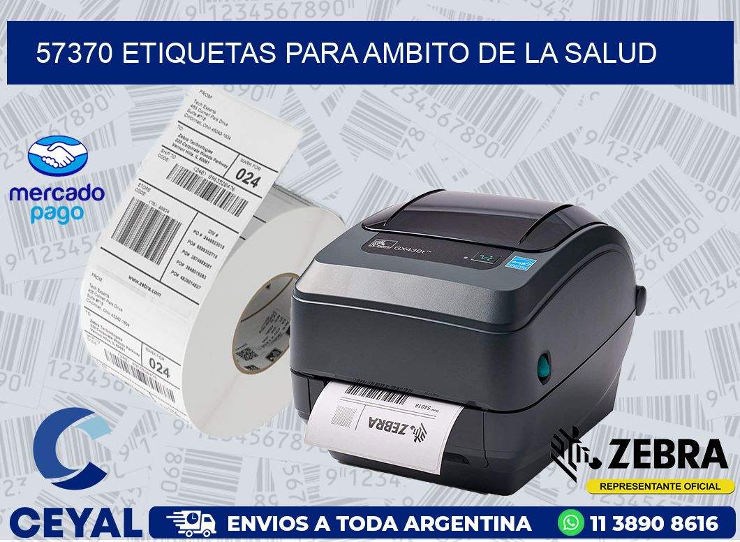 57370 ETIQUETAS PARA AMBITO DE LA SALUD