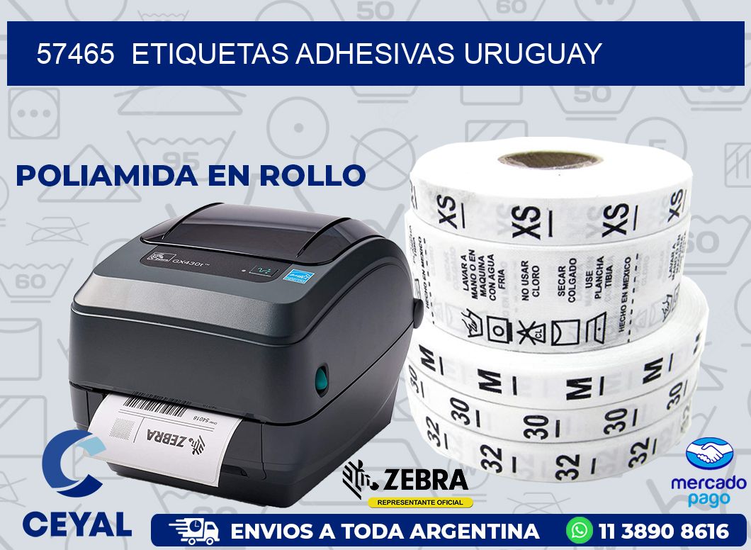 57465  ETIQUETAS ADHESIVAS URUGUAY