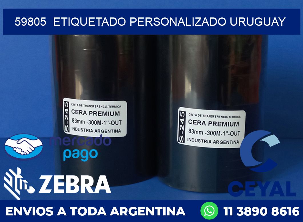 59805  ETIQUETADO PERSONALIZADO URUGUAY