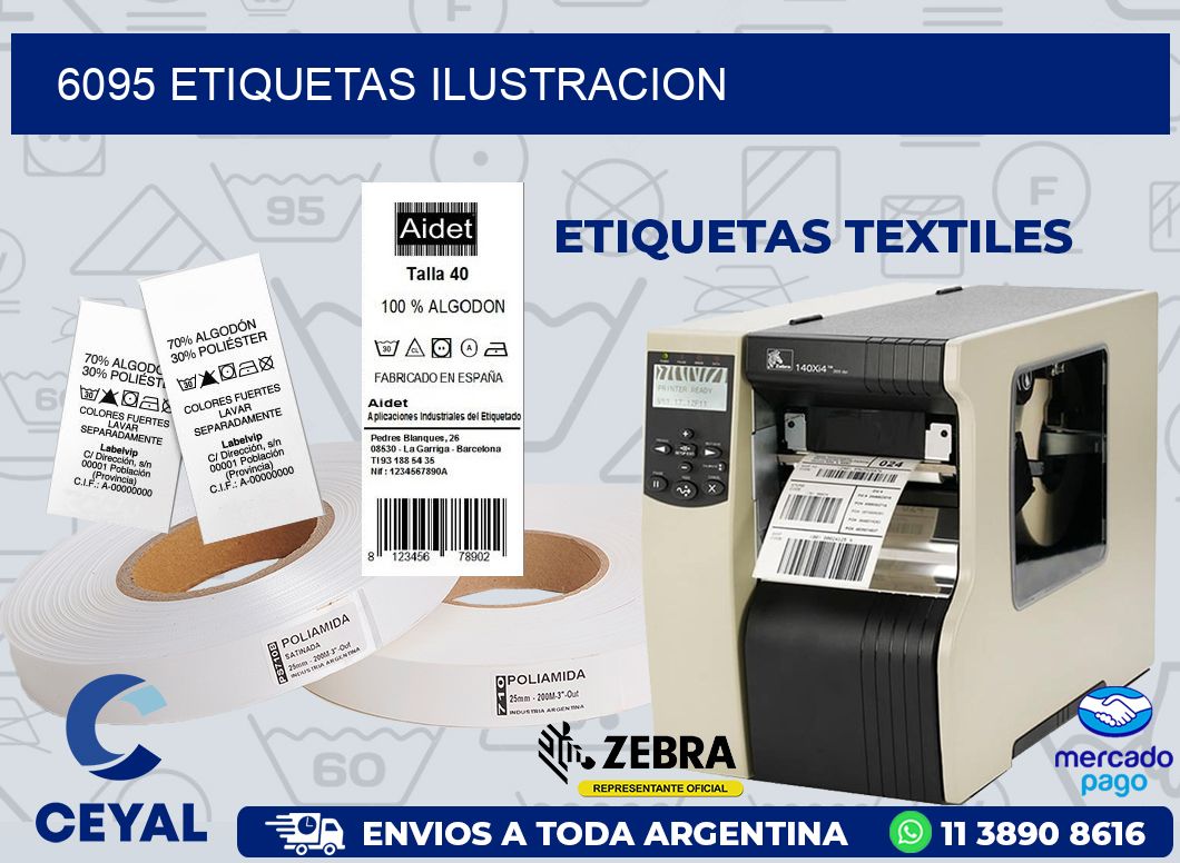 6095 ETIQUETAS ILUSTRACION