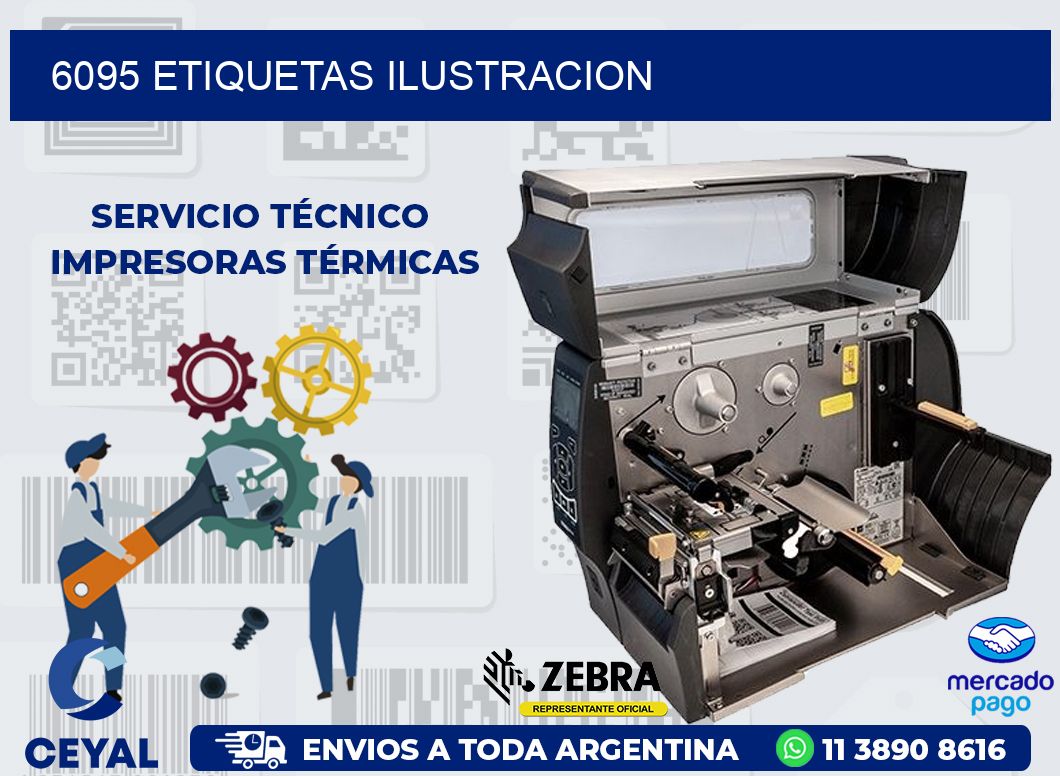 6095 ETIQUETAS ILUSTRACION