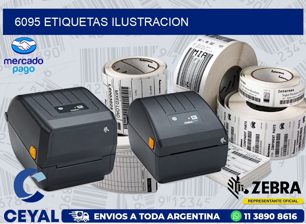 6095 ETIQUETAS ILUSTRACION