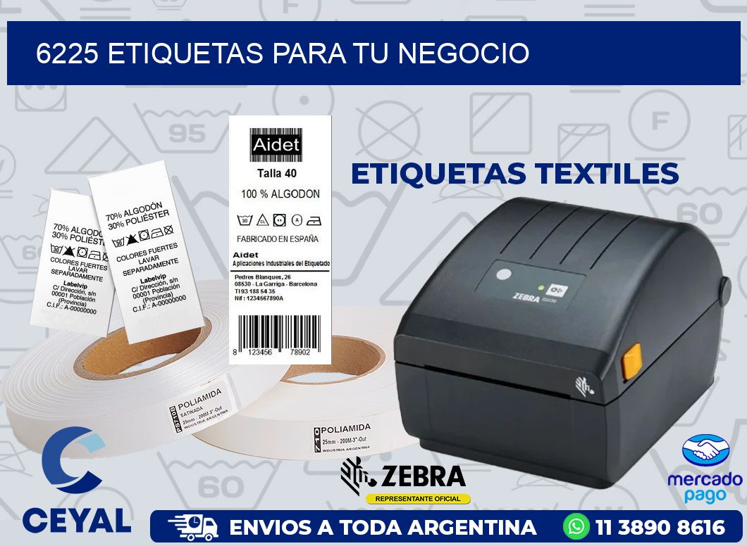 6225 ETIQUETAS PARA TU NEGOCIO