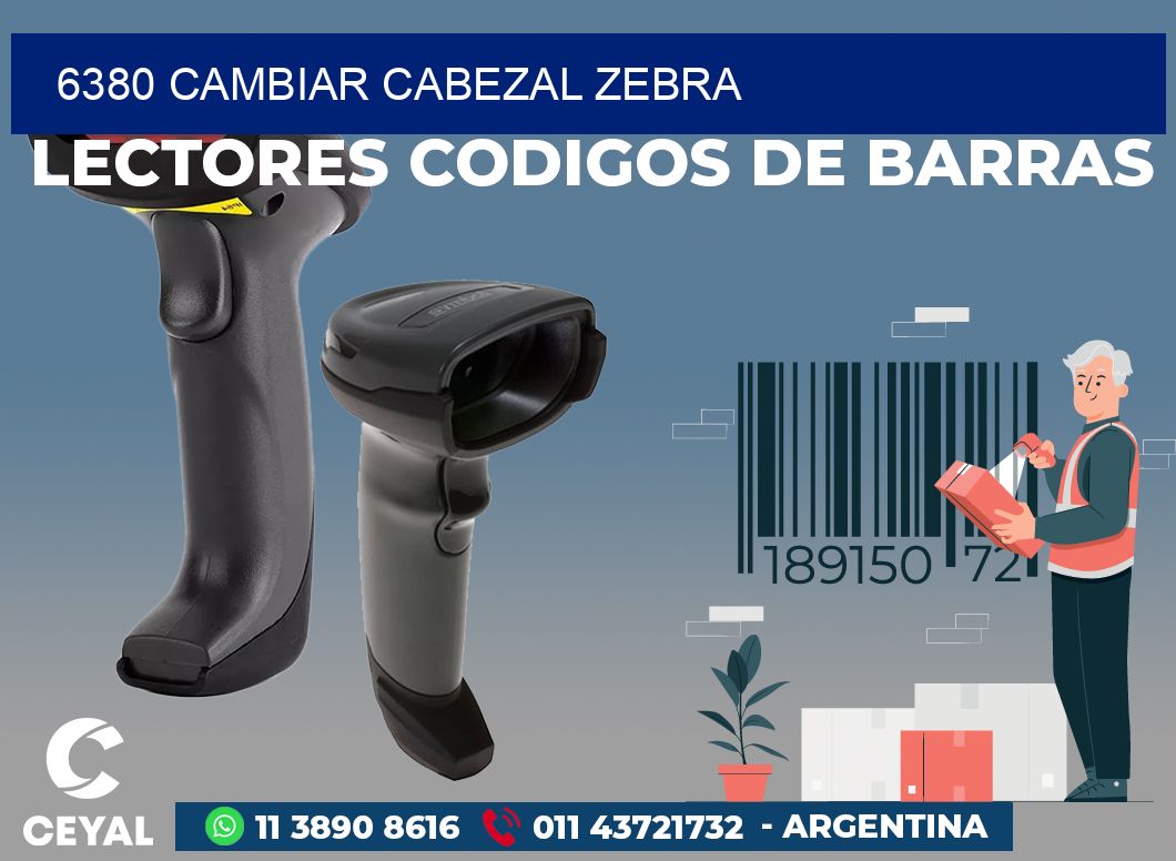 6380 CAMBIAR CABEZAL ZEBRA