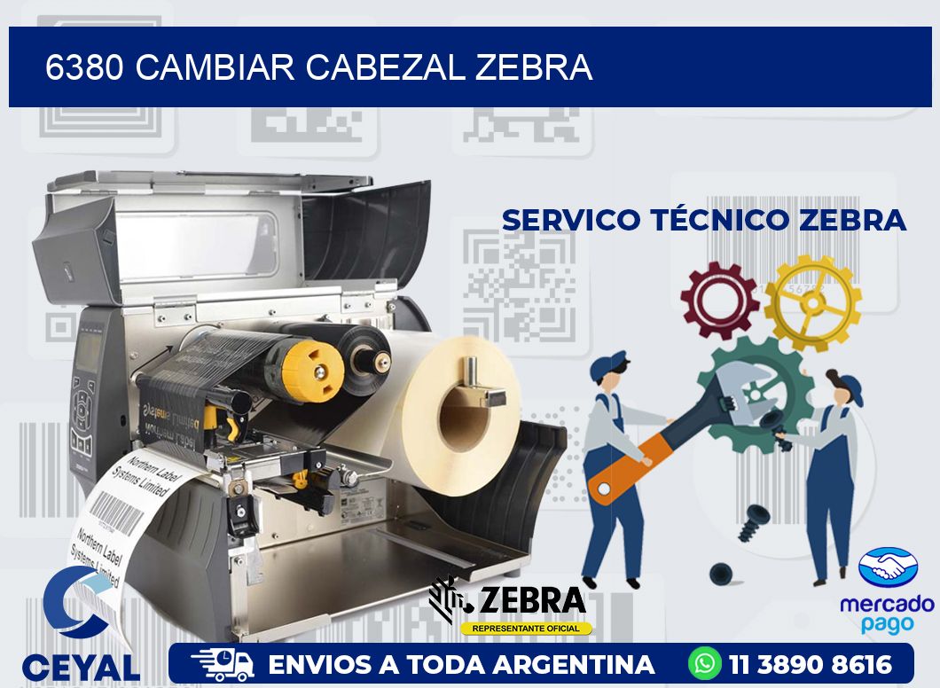 6380 CAMBIAR CABEZAL ZEBRA
