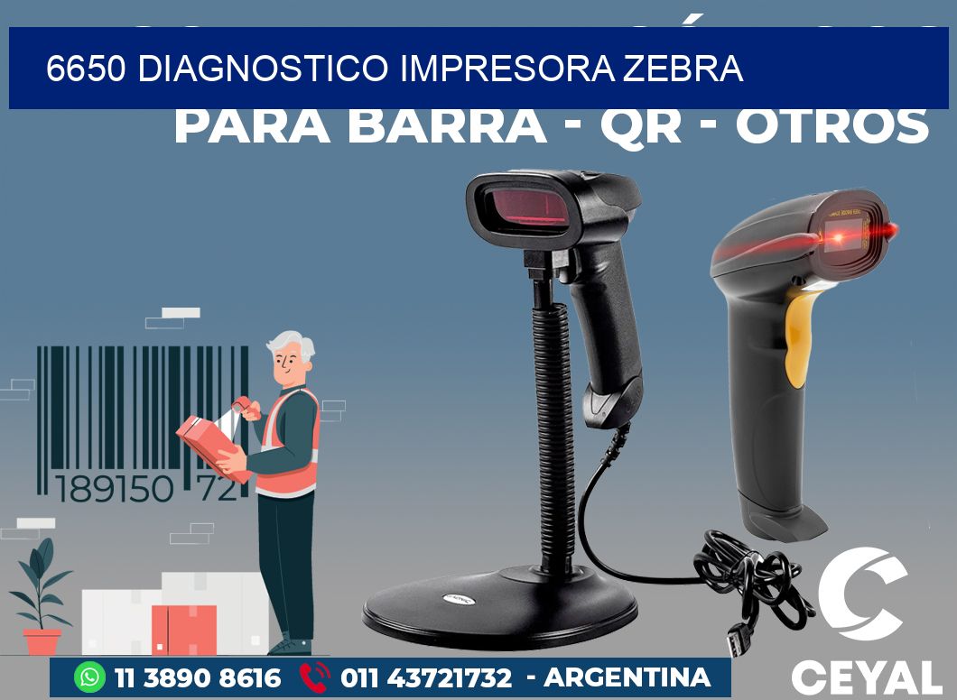 6650 DIAGNOSTICO IMPRESORA ZEBRA