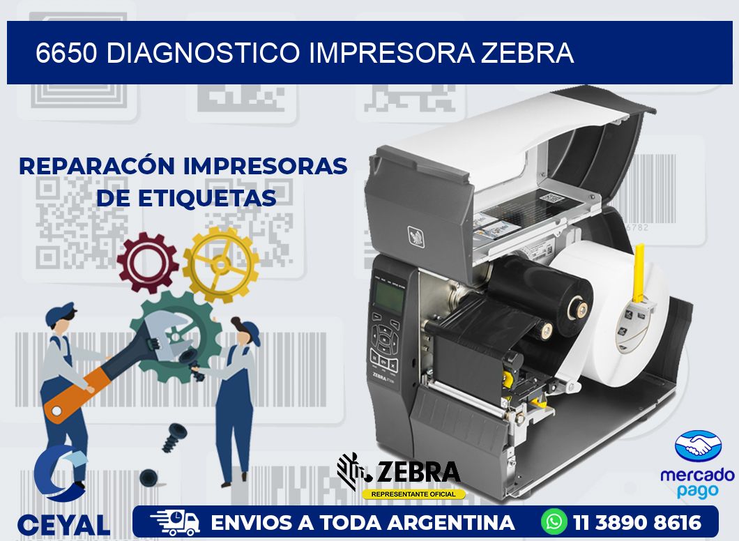 6650 DIAGNOSTICO IMPRESORA ZEBRA
