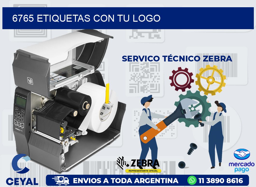 6765 ETIQUETAS CON TU LOGO