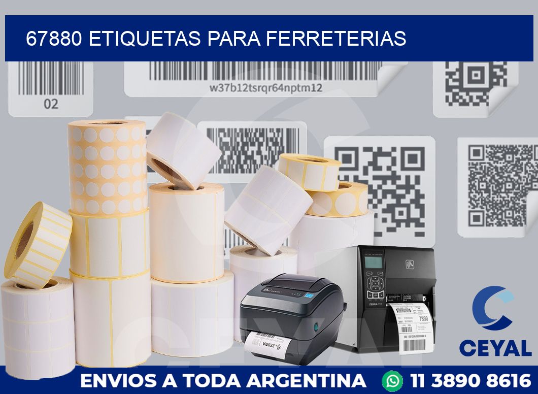 67880 ETIQUETAS PARA FERRETERIAS
