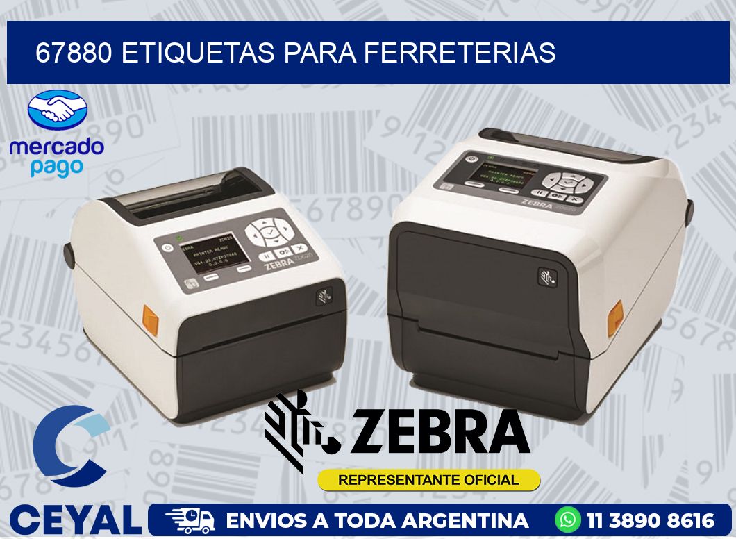 67880 ETIQUETAS PARA FERRETERIAS