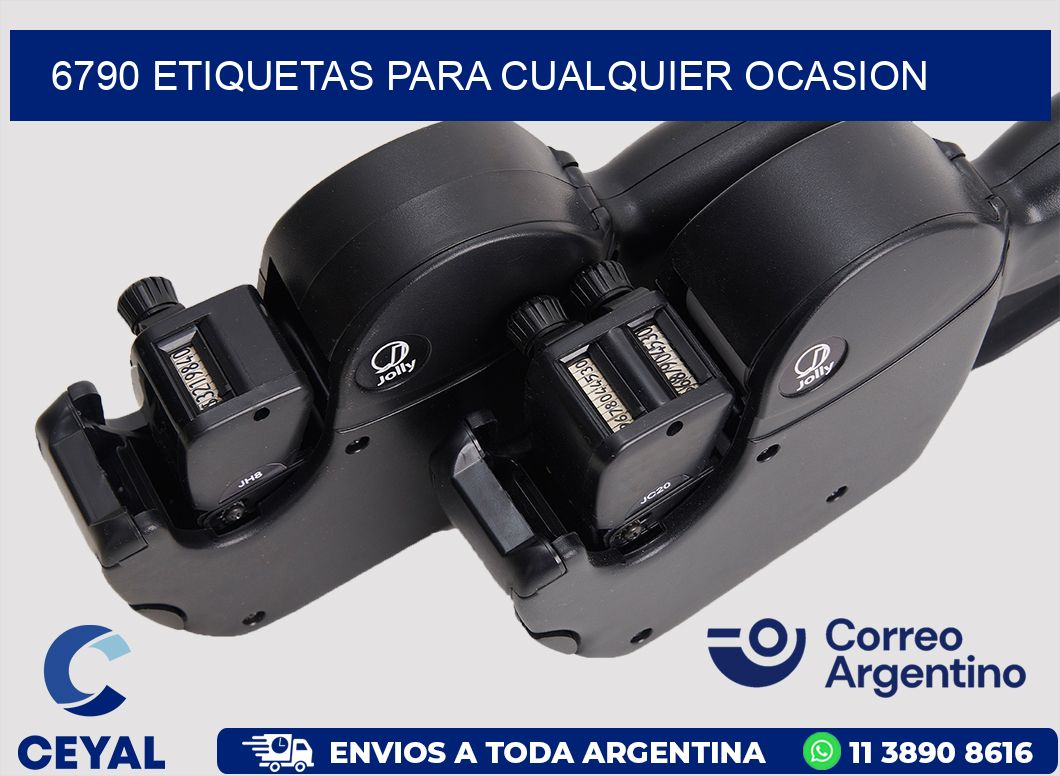 6790 ETIQUETAS PARA CUALQUIER OCASION