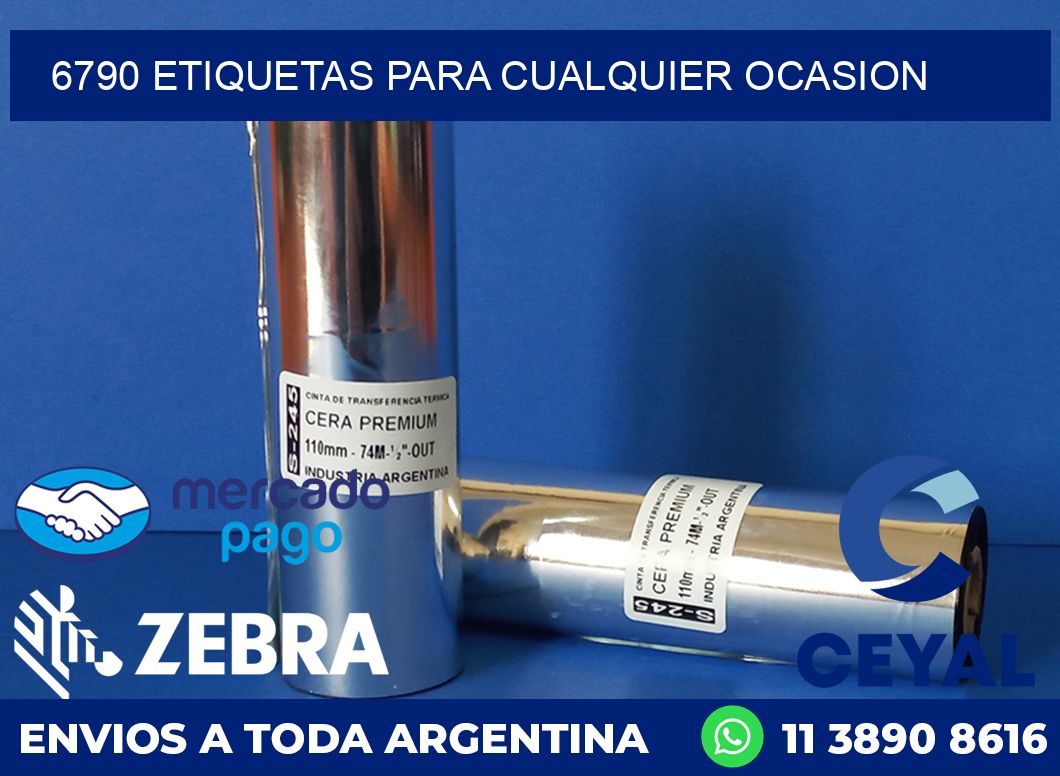 6790 ETIQUETAS PARA CUALQUIER OCASION