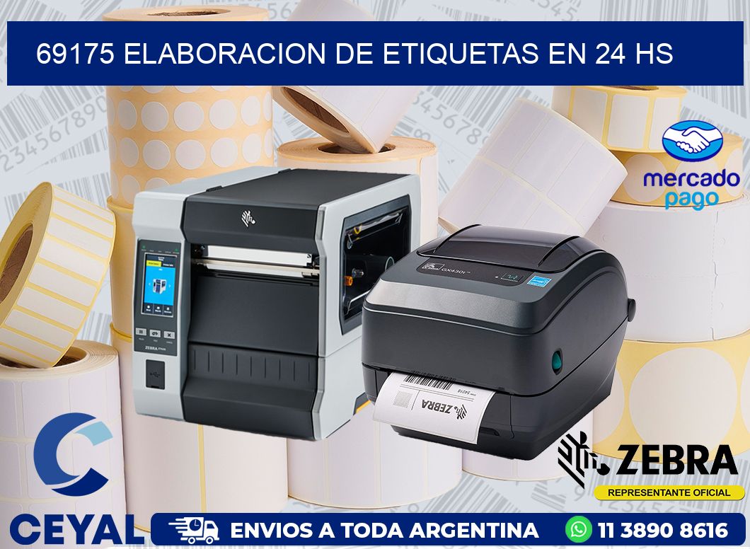 69175 ELABORACION DE ETIQUETAS EN 24 HS